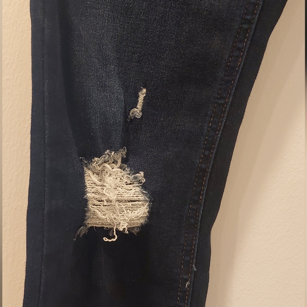 Celebrity Pink Midnight Blue Distressed Skinny Jeans - Picture 2 of 10